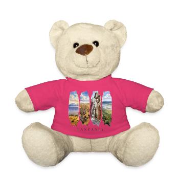 Tansania Urlaub Travel – Afrika Safari & Kultur - Teddy - Pink - Vorne