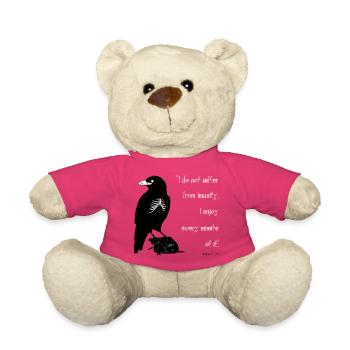 Estampe Scarleton Noir de Corbeau - Nounours - rose - Devant