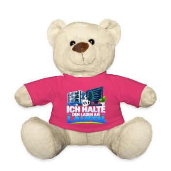 Ich halte den Laden am Laufen - Teddy - Pink - Vorne