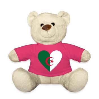 Algeria Heart - Teddy Bear - pink - Front