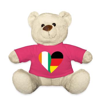 Côte d’Ivoire Allemagne Coeur - Nounours - rose - Devant