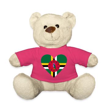 Dominica Heart - Teddy Bear - pink - Front