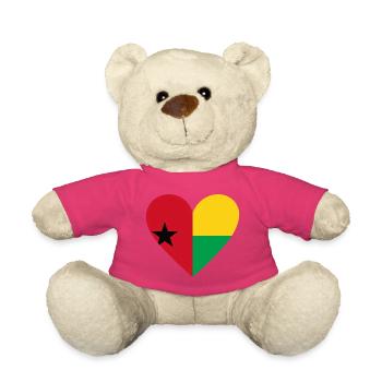 Guinea Bissau Heart - Teddy - Pink - Vorne