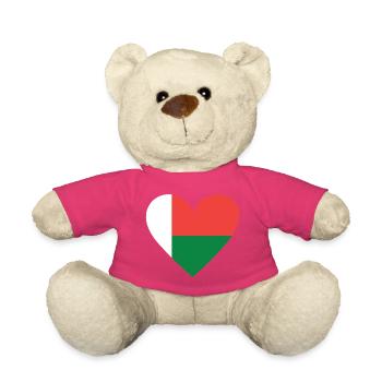Madagascar Heart - Teddy - Pink - Vorne