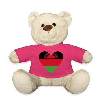Cœur du Malawi - Nounours - rose - Devant