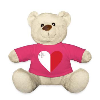Malta Heart - Teddy - Pink - Vorne