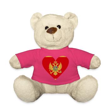 Montenegro Heart - Teddy - Pink - Vorne