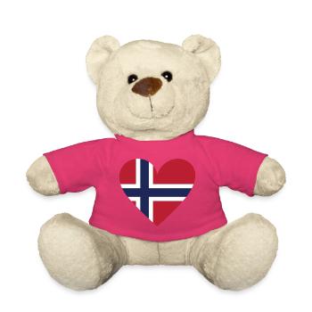 Norway Heart - Teddy - Pink - Vorne
