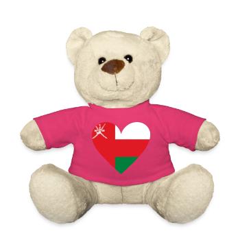 Oman Heart - Teddy - Pink - Vorne