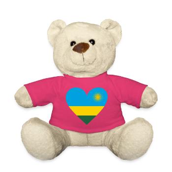 Rwanda Heart - Teddy - Pink - Vorne