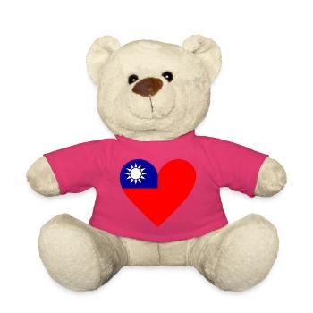 Taïwan Cœur - Nounours - rose - Devant