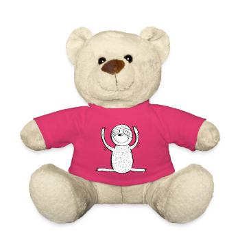 Happy Sloth - Bande dessinée - Animaux - Nounours - rose - Devant