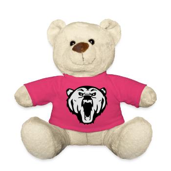 bear grizzly - Teddy Bear - pink - Front