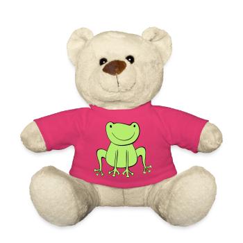 frog - Teddy Bear - pink - Front
