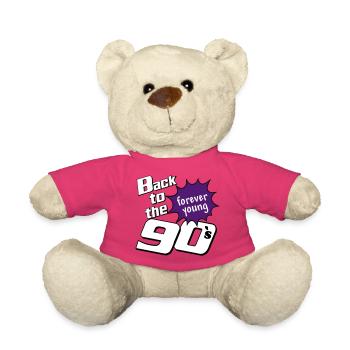 90er Party , Mottoparty , forever Young (25) - Teddy - Pink - Vorne