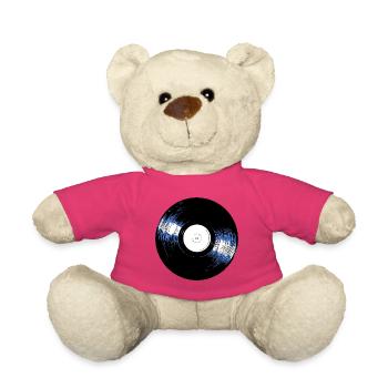 Vinyl Schallplatte Retro - Teddy - Pink - Vorne