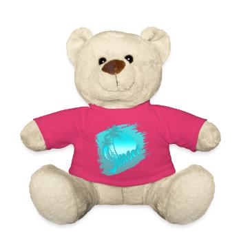 sunset blue - Nounours - rose - Devant