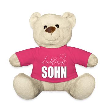 Lieblingssohn mit Herz - Teddy - Pink - Vorne