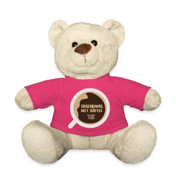 Irgendwas mit Kaffee - Teddy - Pink - Vorne