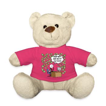 Arbeit nervt - Teddy - Pink - Vorne