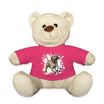 Équipe de football Mastiff Dog - Nounours - rose - Devant