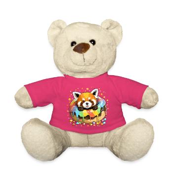 Magie du gâteau panda rouge - Nounours - rose - Devant