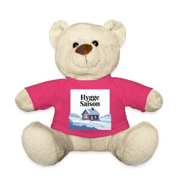 Cozy Hygge Saison Winterhüttendesign - Teddy - Pink - Vorne