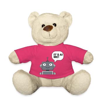 C’est AI ME ! - C’est l’heure de l’IA - Nounours - rose - Devant