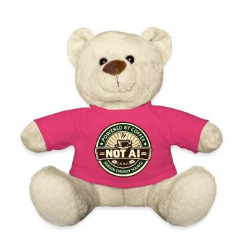 Powered by Coffee - Teddy - Pink - Vorne