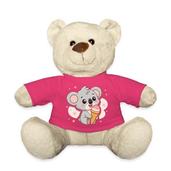 Koala Glacé Kawaii Estival - Nounours - rose - Devant