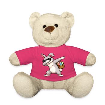 Dabbing Osterhase - Teddy - Pink - Vorne