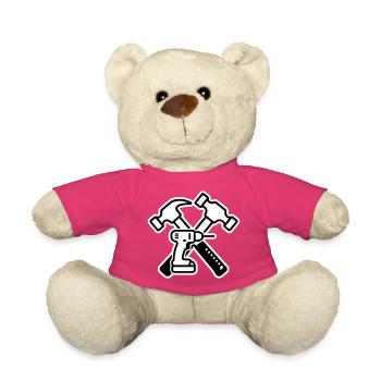 Werkzeug Wappen Outline - Teddy - Pink - Vorne