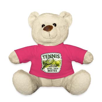 Tennis – Spiel dein Bestes - Teddy - Pink - Vorne