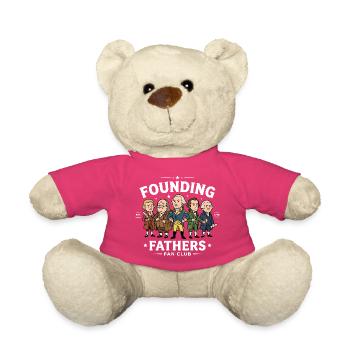 Fanclub der Gründerväter Lustige Gründerväter - Teddy - Pink - Vorne