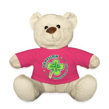 Kämpferin – Wir glauben an dich - Mutmacher - Teddy - Pink - Vorne
