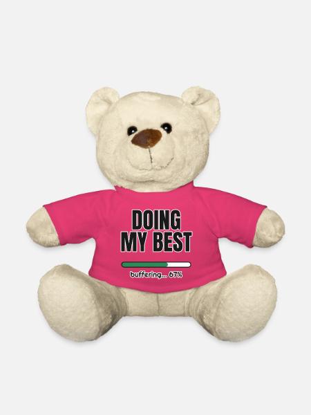Doing My Best – Ladebalken 67 Prozent - Teddy - Pink