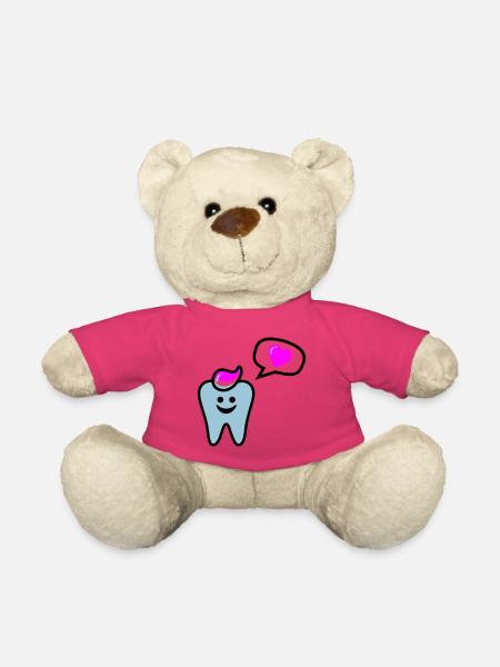 zahn punk zahnarzt dentist - Nounours - rose