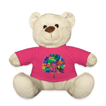 Overbirded arbre - Nounours - rose - Devant