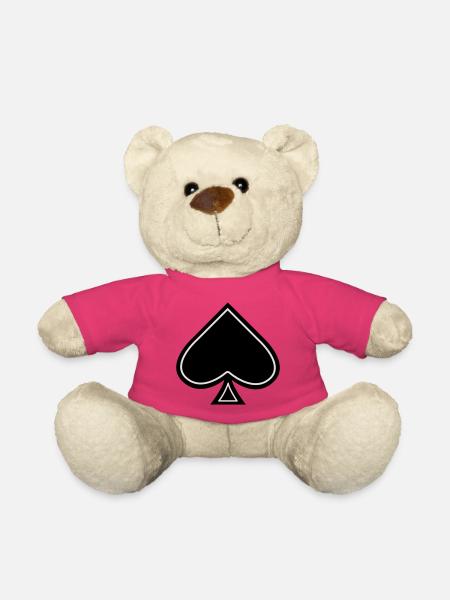 Pik Ass - ace of spades - Teddy - Pink
