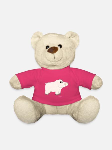 Schwein / Pig - Teddy - Pink