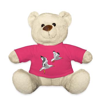 Les mouettes en vol - Nounours - rose - Devant