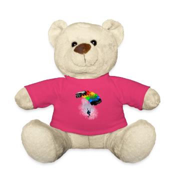 parachute - Nounours - rose - Devant