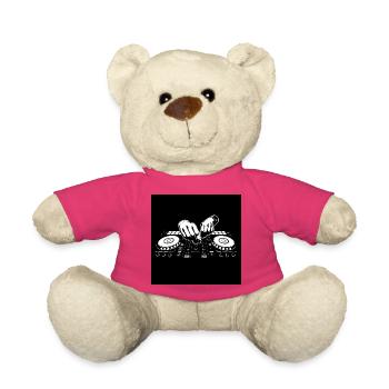 Masque DJ - Nounours - rose - Devant