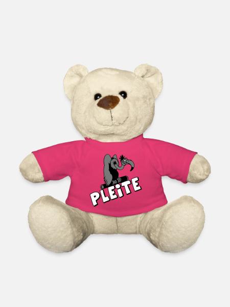 Plesiosaur Pleite Cartoon - Teddy - Pink