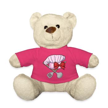 Cuisine de Chef’s Hat - Nounours - rose - Devant