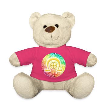 Regenbogen-Dimensionssymbol Heilung - Sonja Ariel - Teddy - Pink - Vorne