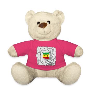 Reggae Love Schattenmotiv - Teddy - Pink - Vorne