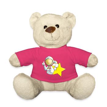 Astronauten Stern - Teddy - Pink - Vorne