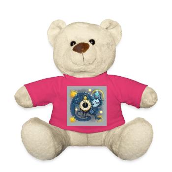 Blue Ink Spirits Poster - Dämonenwächter der Zeit - Teddy - Pink - Vorne
