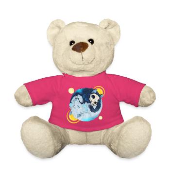 Blue Ink Spirits - Tao Wolves Shadow & Light 2 - Teddy Bear - pink - Front